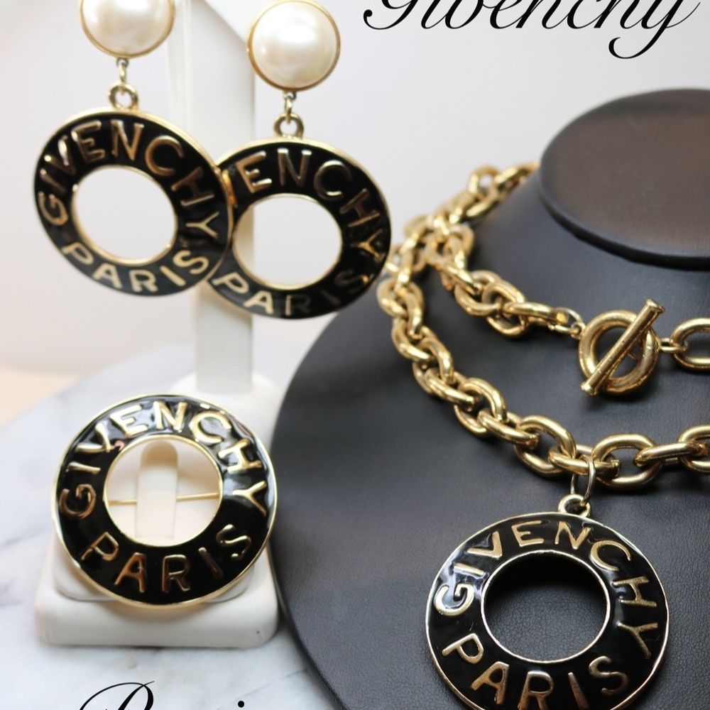 ⚜️ Givenchy Paris Brooch and Necklace Fine Jewelry Parure *Earrings Not Included - Picture 8 of 15